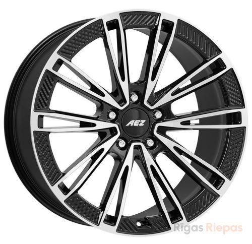 AEZ Alaska dark 9x20 5x130 ET54, black · polished (Black/Polished)