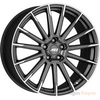 AEZ Atlanta 7.5x17 5x112 ET40, антрацитовый · полированный (Graphite Matt/Polished)