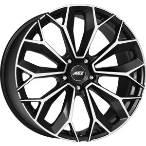 AEZ Leipzig dark 9.5x22 5x120 ET49, black · polished (Black/Polished)