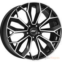 AEZ Leipzig dark 9.5x22 5x120 ET49, black · polished (Black/Polished)