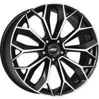 AEZ Leipzig dark 9.5x22 5x120 ET49, melns · pulēts (Black/Polished)