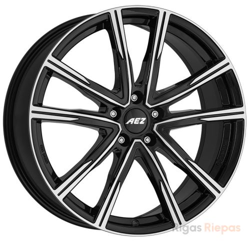 AEZ Montreal dark 7x19 5x108 ET48, чёрный · полированный (Black/Polished)