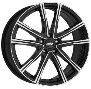 AEZ Montreal dark 7x18 5x100 ET39, чёрный · полированный (Black/Polished)