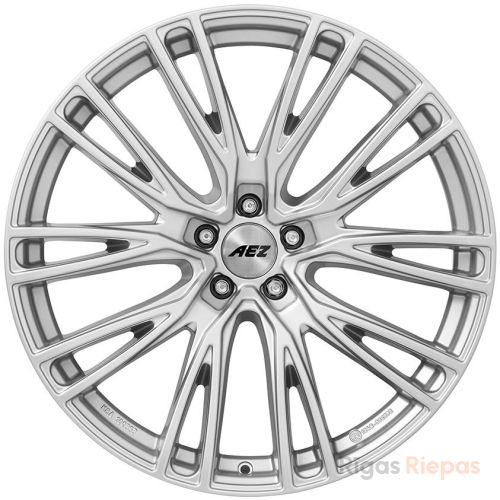 AEZ Seattle 8x19 5x130 ET40, sudraba