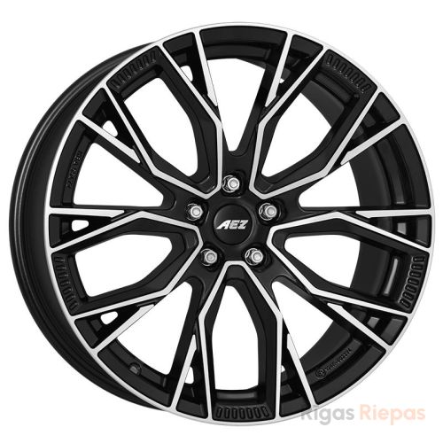 AEZ Toronto dark 8x18 5x112 ET39, black · polished (Black/Polished)