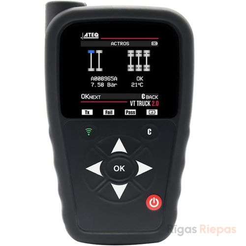 Alcar VT 2.0 STA012 TPMS rīks, kravas auto, VT 2.0 ATEQ OBDII