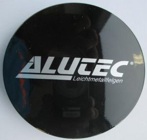 Alutec 9N32ALUTEC-SW centra vāciņš 64 mm, melns