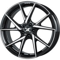 Alutec ADX.01 7.5x18 5x100 ET46, melns · pulēts
