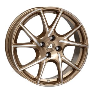 Alutec ADX.01 7x17 4x108 ET18, bronzas · pulēts (Metallic Bronze Frontpolished)