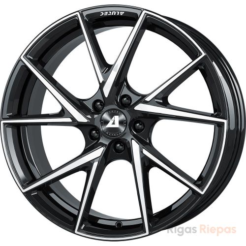 Alutec ADX.01 7.5x18 4x100 ET45, black · polished (Diamond Black Frontpolished)