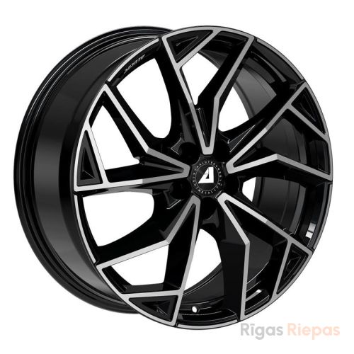 Alutec ADX.02 8x20 5x112 ET45, melns · pulēts