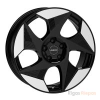 Alutec Solar 8x19 5x112 ET34, melns · pulēts (Diamond Black Frontpolished)