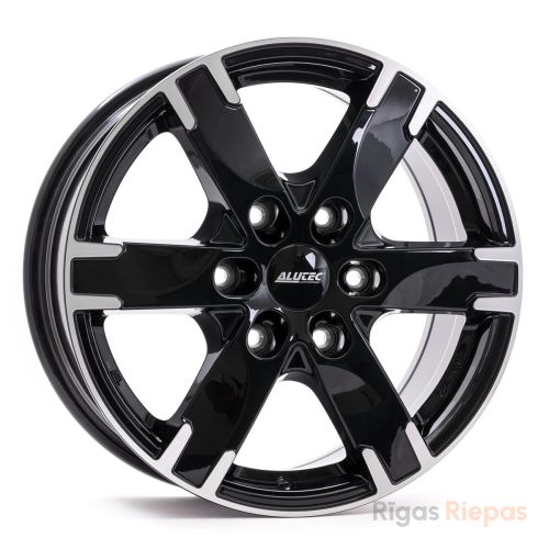 Alutec Titan 7x16 6x130 ET55, black · polished
