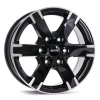 Alutec Titan 8x18 6x139.7 ET53, melns · pulēts