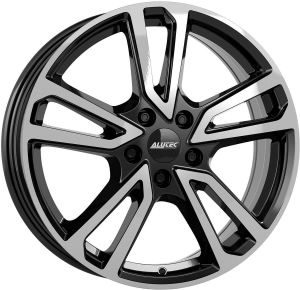 Alutec Tormenta 8x18 5x108 ET55, black · polished (Diamond Black Frontpolished)