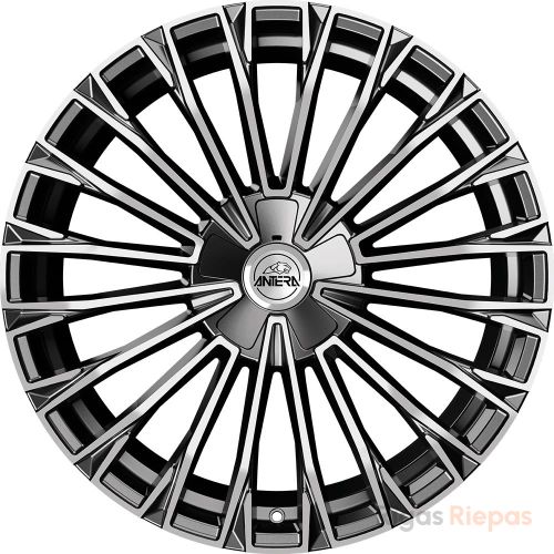 Antera A103 9.5x22 5x108 ET35, antracīta · pulēts (Moon Grey Diamond)
