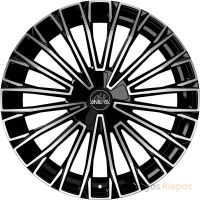 Antera A103 10x23 5x130 ET25, melns · pulēts (Piano Black Diamond)