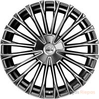 Antera A103 9.5x22 5x108 ET35, antracīta · pulēts (Moon Grey Diamond)