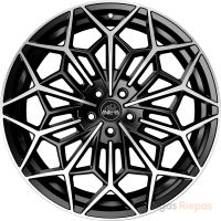 Antera A105 9.5x22 5x130 ET54, black · polished (Piano Black Diamond)