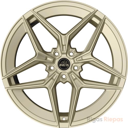 Antera A107 9x20 5x114.3 ET34, gold · matte (Satin Champagne)