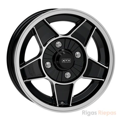 ATS Classic 5.5x15 4x130 ET25, melns · pulēts (Diamond Black Frontpolished)