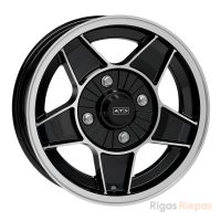ATS Classic 5.5x15 4x130 ET25, melns · pulēts (Diamond Black Frontpolished)
