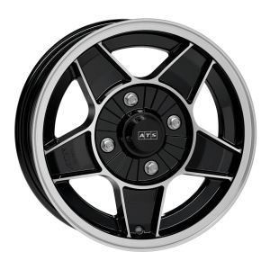 ATS Classic 5.5x15 4x130 ET25, black · polished (Diamond Black Frontpolished)