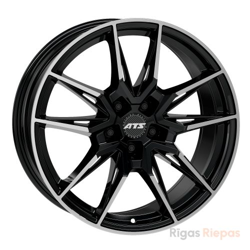 ATS Force 9.5x19 5x114.3 ET40, melns · pulēts (Diamond Black Frontpolished)