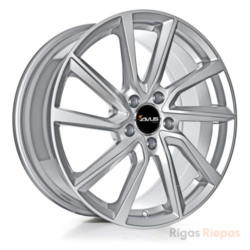 Avus AC-518 7x17 5x112 ET49, silver · polished (Hyper Silver)