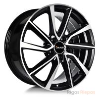 Avus AC-518 7x17 5x108 ET50, black · polished