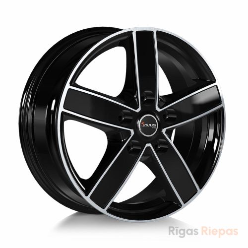Avus AC-V51 6.5x16 5x114.3 ET50, black · polished