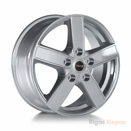 Avus AC-V51 7x17 5x118 ET45, серебристый · полированный (Hyper Silver)