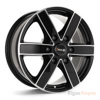 Avus AC-V61 6.5x16 6x125 ET68, чёрный · полированный