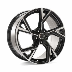 Avus AF20 8x18 5x112 ET28, melns · pulēts
