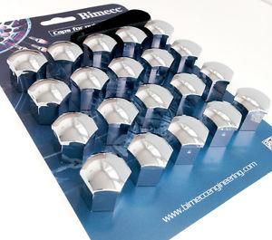 Bimecc bolt caps, chrome, 19 mm
