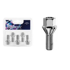 Bimecc riteņu skrūve M12x1.5x22, 60° konuss, atslēga 17 mm