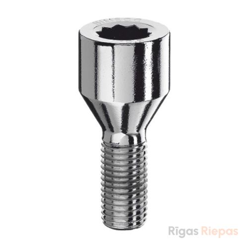 Bimecc riteņu skrūve M14x1.5x55, 60° konuss, Tuner