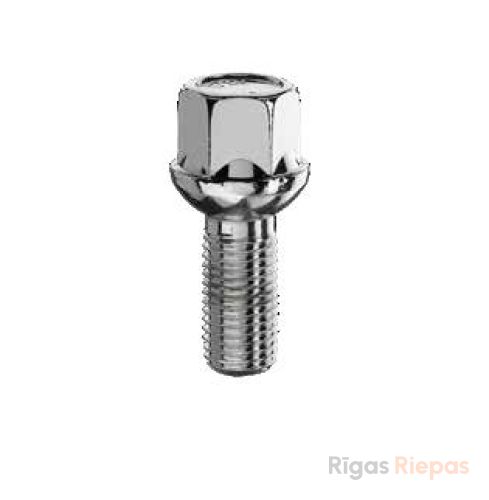 Bimecc riteņu skrūve M12x1.5x32, sfēra R12, atslēga 17 mm