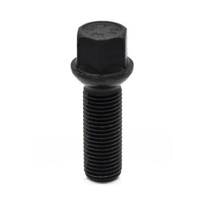 Bimecc riteņu skrūve M14x1.5x36.5, sfēra R12, atslēga 17 mm, melna