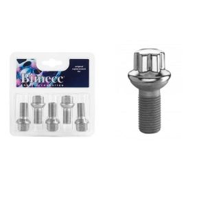 Bimecc riteņu skrūve M14x1.5x26.5, sfēra R14, atslēga 17 mm