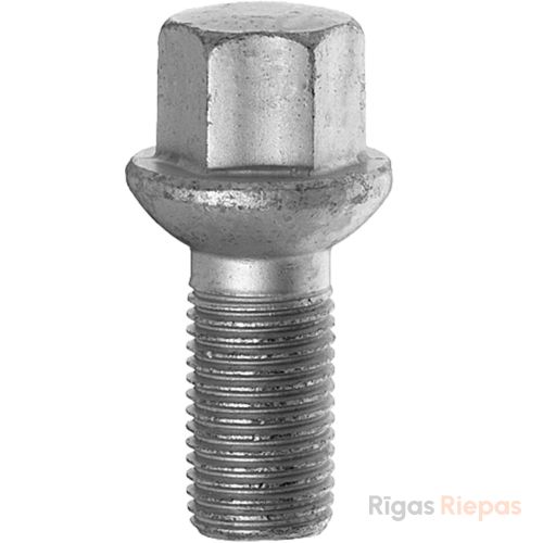Bimecc riteņu skrūve M14x1.5x27, sfēra R14, atslēga 17 mm