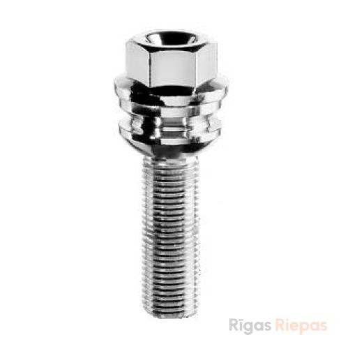 Bimecc riteņu skrūve M14x1.5x30, sfēra R14, atslēga 19 mm