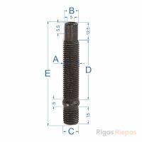 Bimecc шпилька M12x1.5x70, чёрная