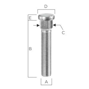 Bimecc tapskrūve M12x1.5x42