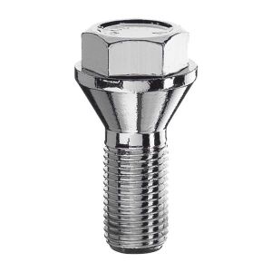 Bimecc wheel bolt M12x1.5x20, 60° cone, 17 mm key, short head