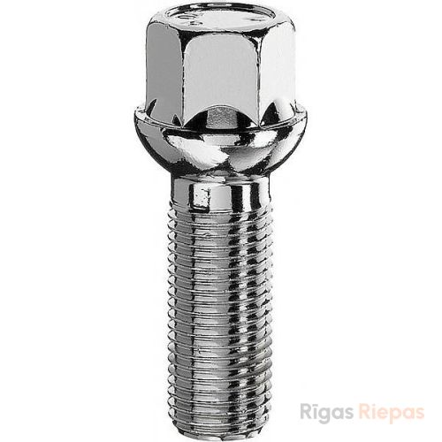 Bimecc wheel bolt M14x1.5x45, ball R14, 17 mm key