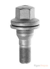 Bimecc wheel bolt M12x1.25x35, flat seat, 17 mm key