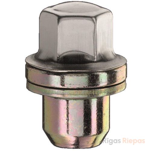 Bimecc wheel nut M14x1.5x22, flat seat, 22 mm key
