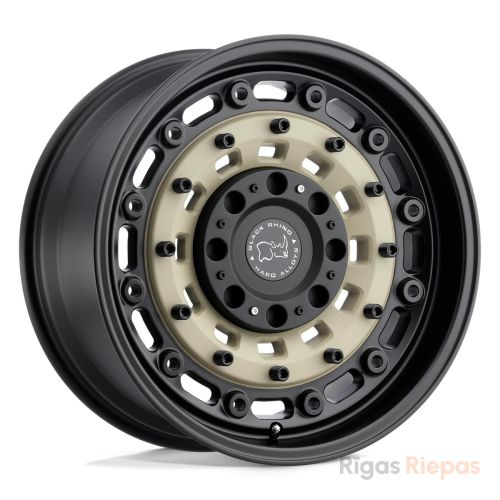 Black Rhino Arsenal 8x18 6x130 ET38, melns (Sand On Black)