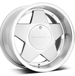 Borbet A 7x15 4x108 ET35, silver · polished